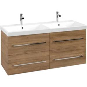 Villeroy & Boch Avento - Шкаф за мивка, 118x51x45 см, 4 чекмеджета, дъб Канзас A89300RH (A89300RH)