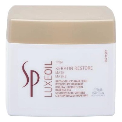 Wella SP Luxeoil Keratin Restore Mask регенерираща маска за увредена коса 400 ml за жени