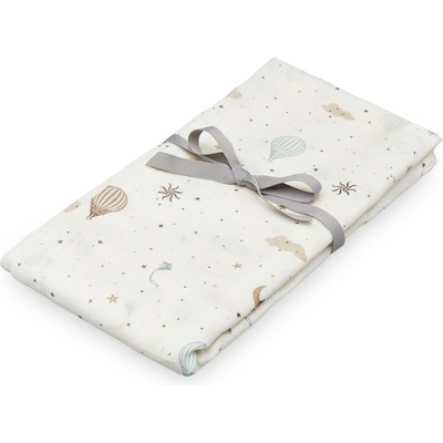 Cam Cam Copenhagen Пелена от органичен памук в цвят слонова кост 120x120 cm Dreamland - Cam Cam Copenhagen (505-P84-000-WW)