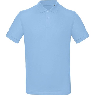 B&C Inspire Polo men pánske piqué polo tričko modré sky