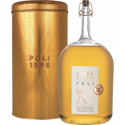 Grappa Sarpa Oro Big 40% 3 l (holá láhev)