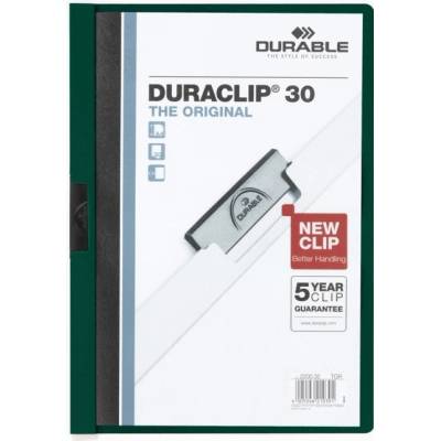 Durable Obal s klipom DURACLIP Original 30 tmavozelený