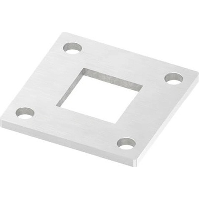 Feldmann Nerezová kotviaca príruba zábradlia pre pr.40x40 mm 54208-240 vrchné kotvenie, 92x92 x 6 mm
