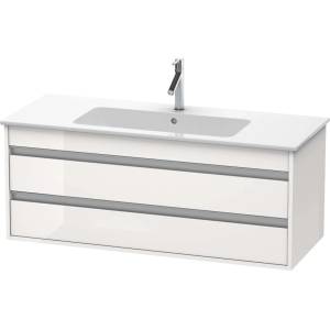 Duravit Ketho - Шкафче за умивалник 48x120x48 см, 2 чекмеджета, лъскаво бяло KT643102222 (KT643102222)