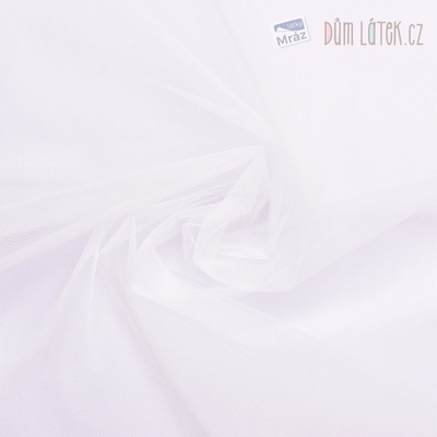 Tyl biely SILK WHITE