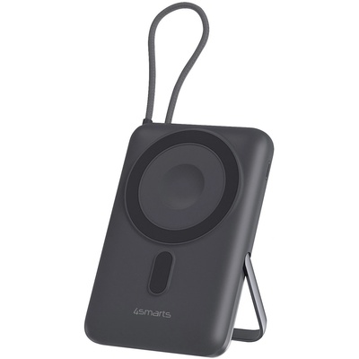 4smarts Enterprise Pocket Wireless Power Bank 10000mAh 22.5W Qi2 Space Grey (541407)