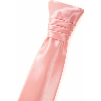 Francúzska kravata pre chlapcov + vreckovka ružová