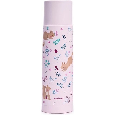 Miniland Dreamland detská nerezová termoska Dreamland 500 ml Veveričky