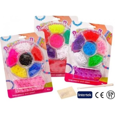 Barevné gumičky Loom Band bransoletki 600 ks