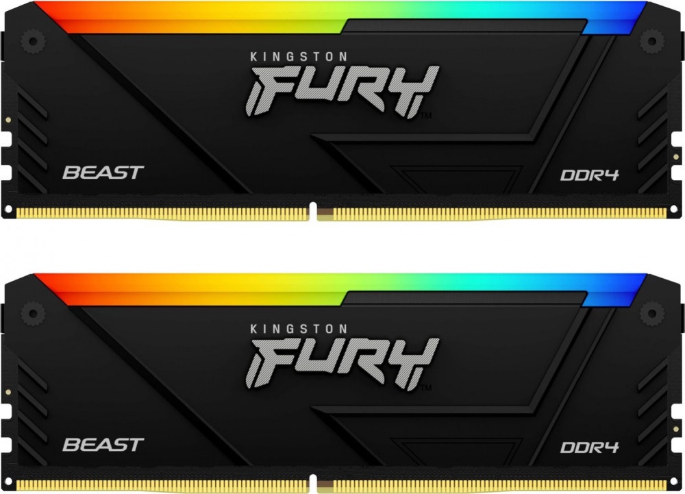 Kingston FURY Beast RGB 64GB (2x32GB) DDR4 3200MHz KF432C16BB2AK2/64