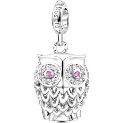 Rosato Strieborný prívesok Malá sova so zirkónmi Storie RZ002R