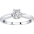 SILVEGO strieborný prsteň so Swarovski Zirconia B25003