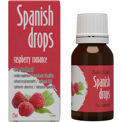 Španělské mušky kapky s příchutí malin 15ml