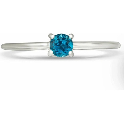Nefertitis London topaz prsten stříbro RBC307