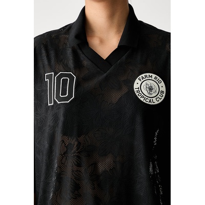 adidas тениска дамска от дантела x Farm Rio (KR0238)