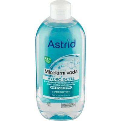 ASTRID MICELÁRNÍ VODA X-CELL 3V1 NA TVÁŘ,OČI A RTY 400 ML