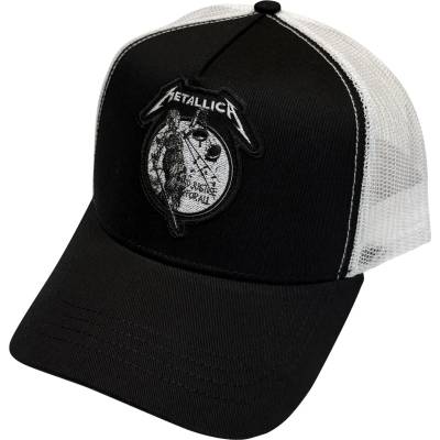 Metallica Justice Mono Шапка с козирка Black & White UNI (METMBCAP15BW)