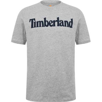 Timberland Тениска Timberland Men's Wordmark Logo T-Shirt - Med Grey Hthr