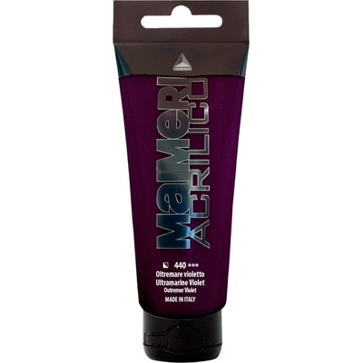 Maimeri Acrilico АКРИЛНА боя Ultramarine Violet 440 200 ml 1 бр (M0924440)