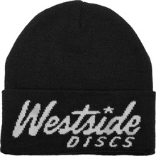 Westside čepice pletená černá Bílá discgolf