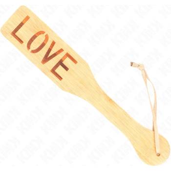 Image 1 of Аксесоар за напляскване от бамбук, LOVE - Kink Bamboo Pallet (D-240726)