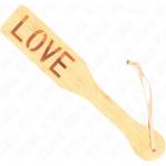  Аксесоар за напляскване от бамбук, LOVE - Kink Bamboo Pallet (D-240726)