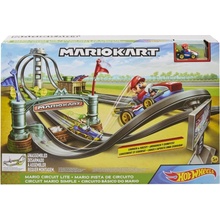 MATTEL HOT WHEELS Mario Kart dráha závodný okruh 2 autá