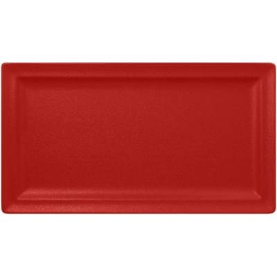 RAK Porcelain Talíř obdélný 38 x 21 cm světle červená RAK-NFCLRP38BR