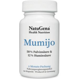 NatuGena Мумио (Шилажит) - Енергия и метаболизъм, 500 mg, 60 капсули (570738 (2018073) NTG)