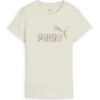 Puma Dámske tričko ESSENTIALS + ANIMAL TEE béžová