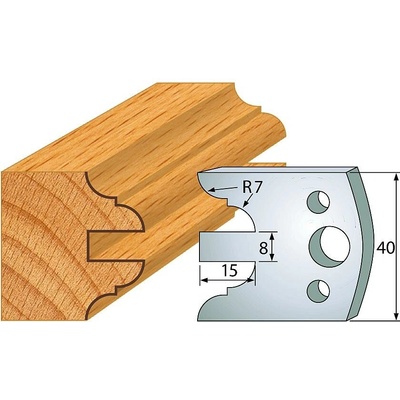 IGM Professional IGM Profil 098 - pár nožov 40x4mm SP F026-098