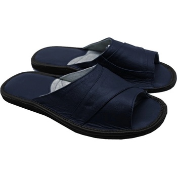 Gepard pánské kožené pantofle JU34 ADAM široké tmavě modré