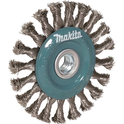 MAKITA kartáč kotoučový 125 mm, drát nerezový splétaný 0,5 mm D-77540