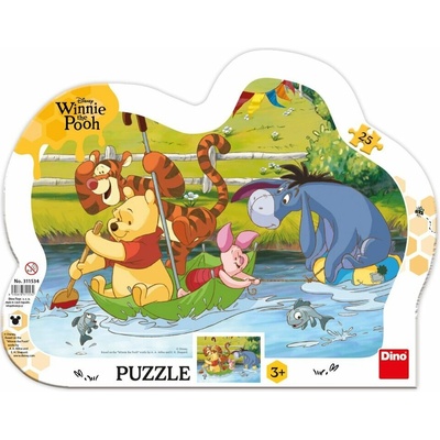 Dino Macko Pú na plavbe kontúra 25 dielov