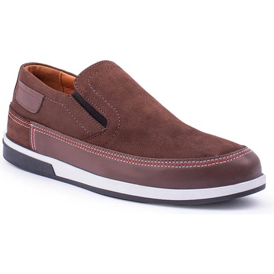 Alexander garcia Мъжки ежедневни обувки от естествен набук - Кафяви 20230321156 (382645_Кафяво)