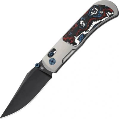 Kizer Tycho S45VN Titanium & Fat Carbon