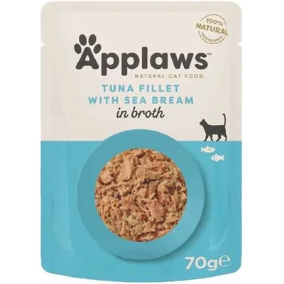 Applaws Tuna in Broth - Пауч за котка с риба тон в бульон 70 гр