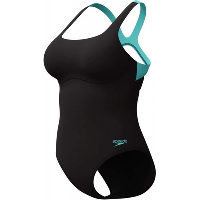 Speedo Flex Band Swim Bra 1 Piece anthracite blue