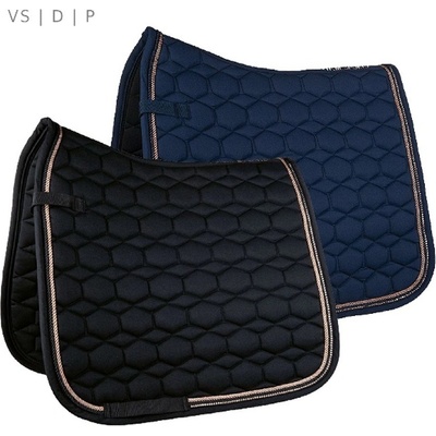 HKM Podsedlová dečka Rosegold Glamour Style tm.modrá