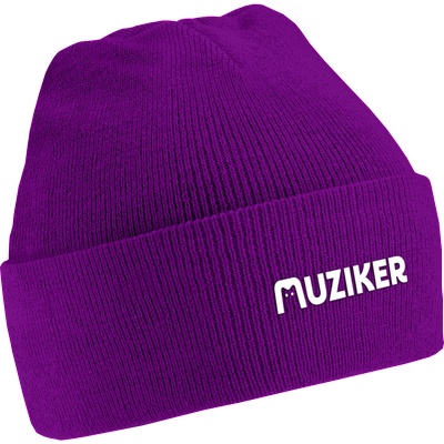 Muziker Merch Beechfield Cuffed Шапка Purple UNI (308694170)