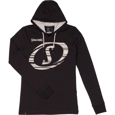 Spalding Fast Hooded Longsleeve Damen čierna