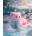 Norimpex - Puzzle Diamant painting: Pink cat 30x40cm - 1 - 39 piese