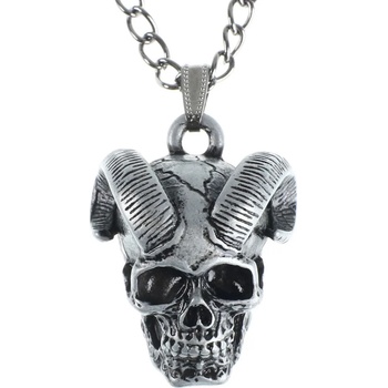 Leather & steel fashion Нашийник Scull - LSF4 51