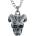 Leather & steel fashion Нашийник Scull - LSF4 51