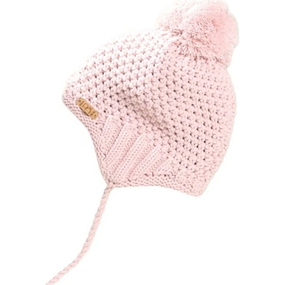 dětská pletená čepice Pletex H116 Světle pudrová