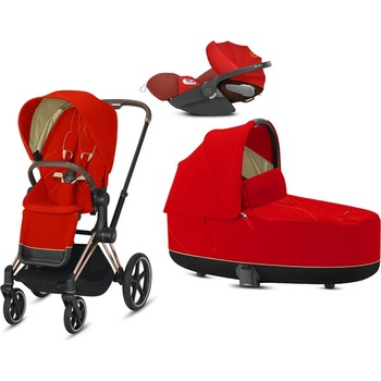 Cybex Priam 2.0 + Cloud Z I-size Kombinovaný + Autosedačka 0-13kg Autumn Gold 2023