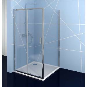 POLYSAN Easy Line - Душ ъгъл 100x100 см, L/R вариант, прозрачно стъкло/хром EL1015EL3415 (EL1015EL3415)