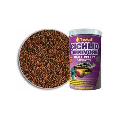 Tropical Cichlid Omnivore Small Pellet 250мл/90г