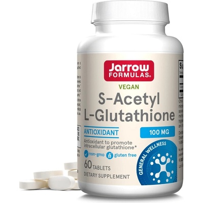 Jarrow Formulas s-acetyl l-glutatión 100 mg 60 tabliet