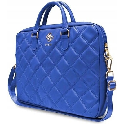 Guess taška GUCB15ZPSQSSGB 16" modrá prešívaná 4G